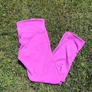 Size 4 Pink Lululemon Capri Leggings